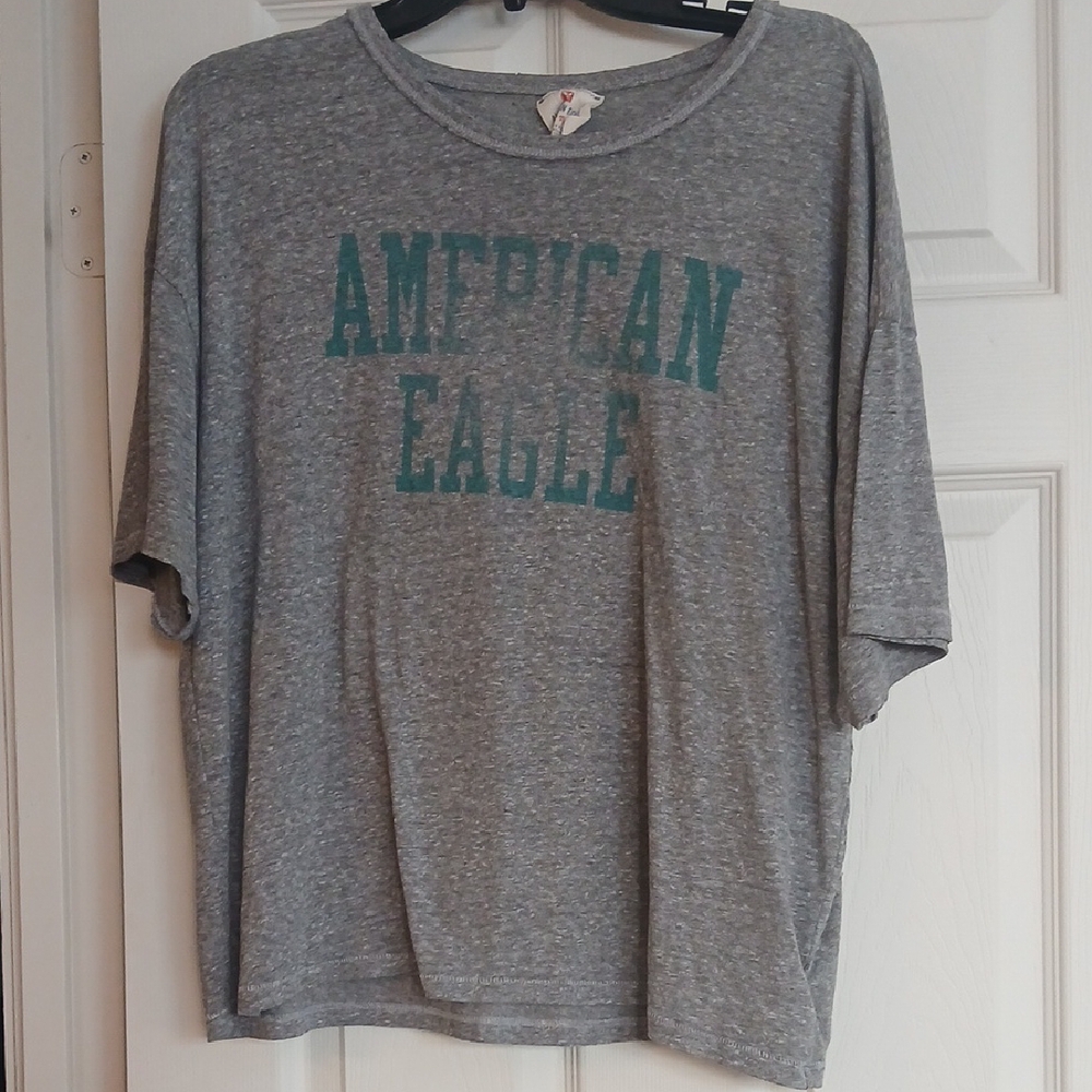 American Eagle Gray T-Shirt